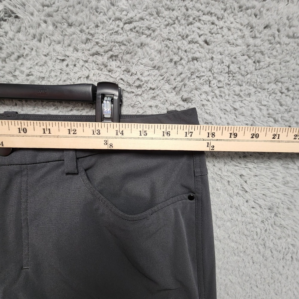 Lululemon Commission Pants Mens 34x27 Gray Straight Leg Performance Stretch‎ - Picture 10 of 12